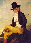 Jacques-Louis  David Monsieur Seriziat oil painting on canvas